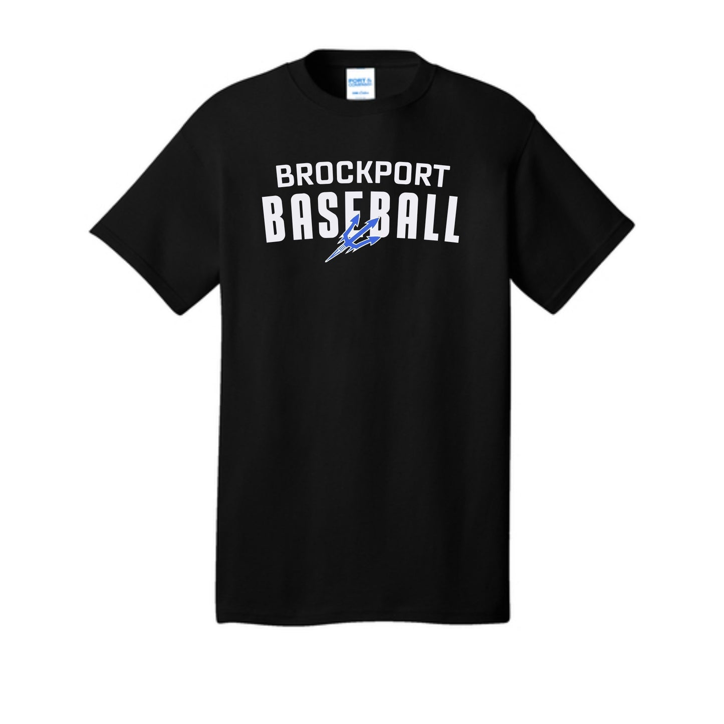 Brockport Baseball Black Core Tee