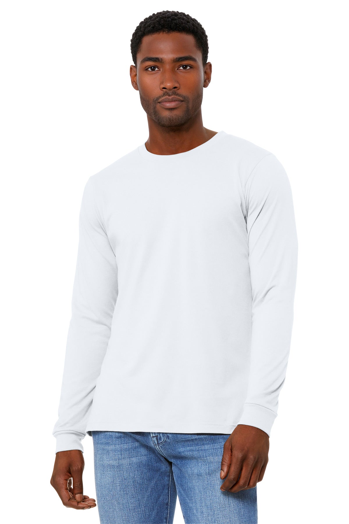 Unisex Heather CVC Long Sleeve Tee