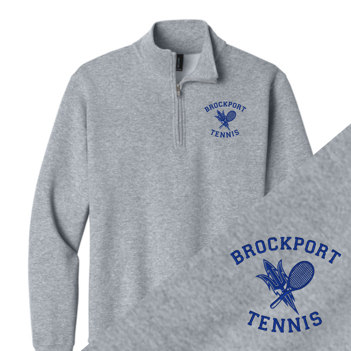 Brockport Tennis Embroidered Quarter Zip