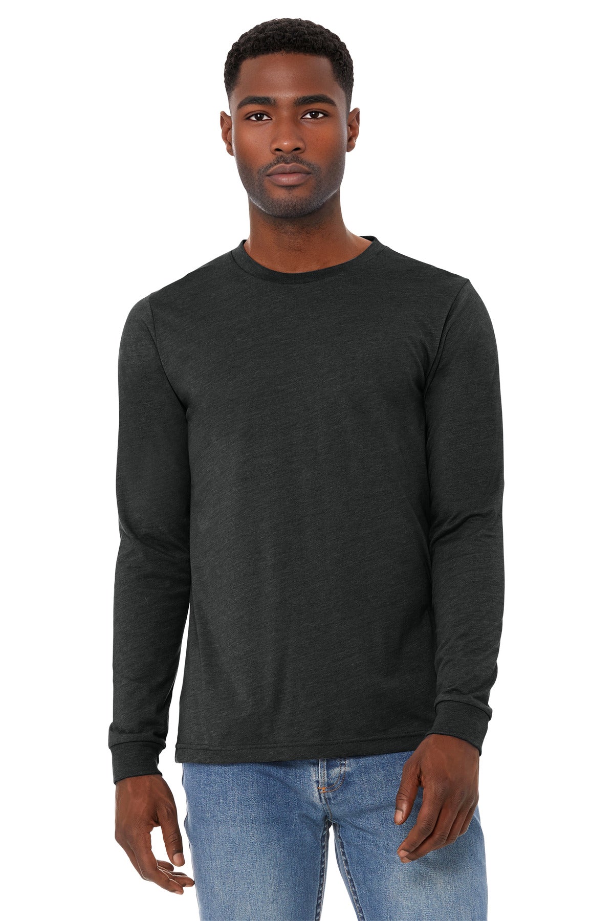Unisex Heather CVC Long Sleeve Tee