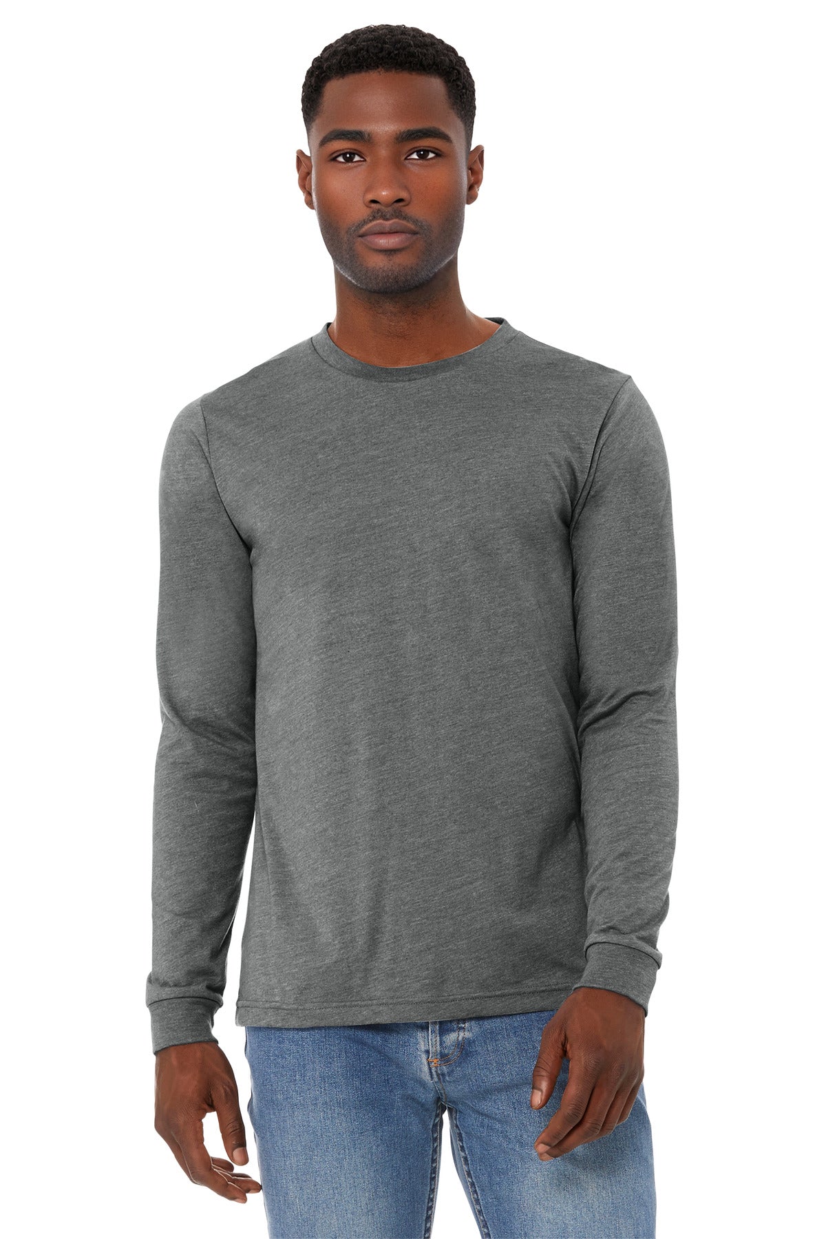 Unisex Heather CVC Long Sleeve Tee