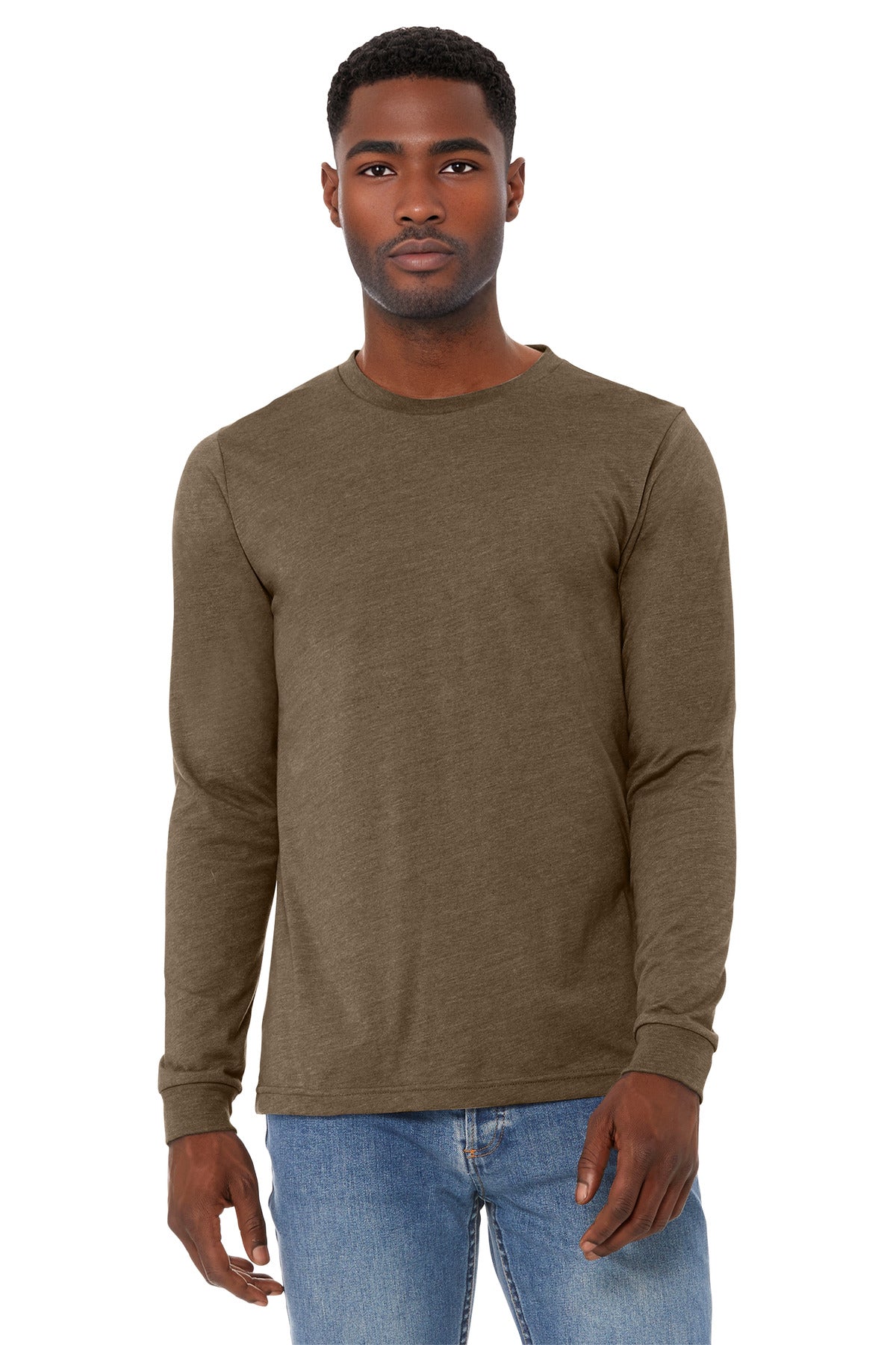 Unisex Heather CVC Long Sleeve Tee