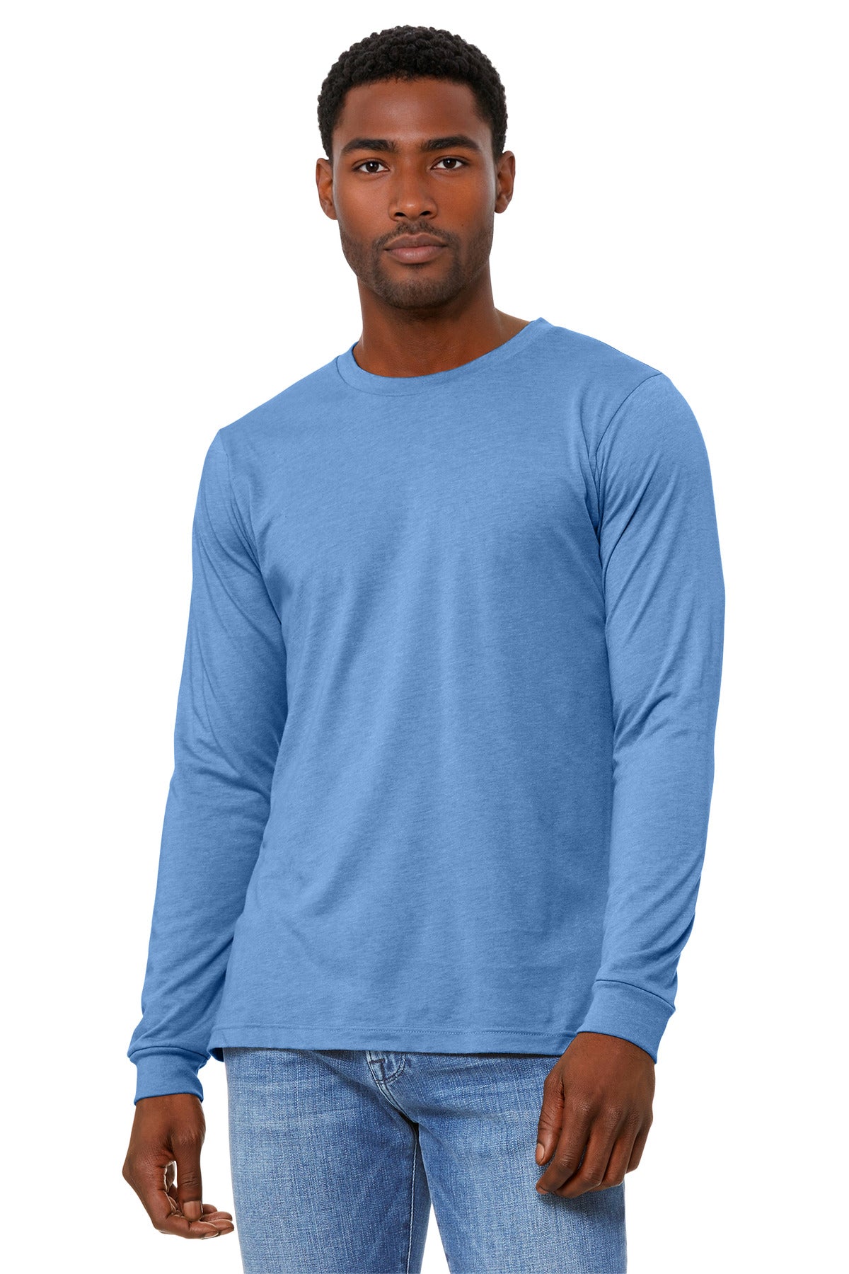 Unisex Heather CVC Long Sleeve Tee