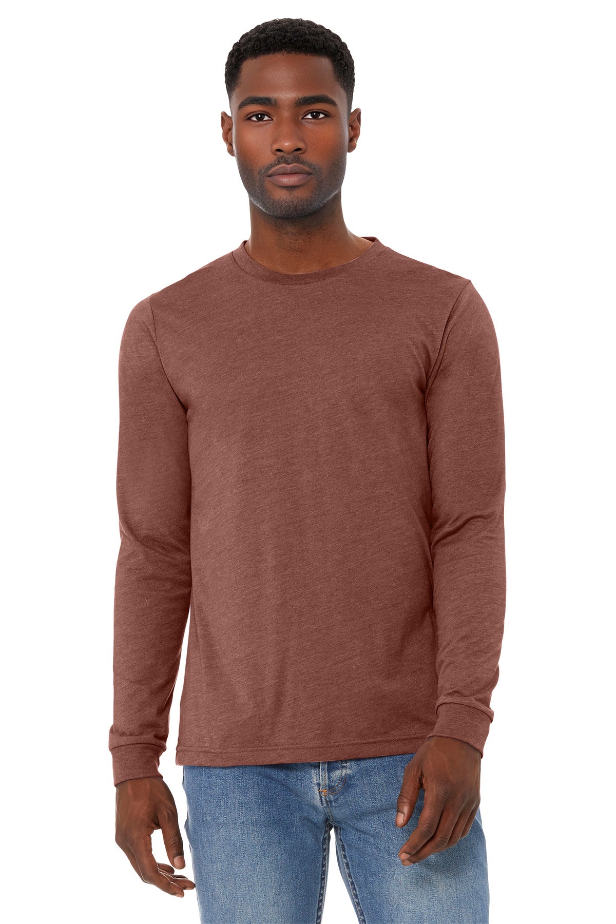 Unisex Heather CVC Long Sleeve Tee