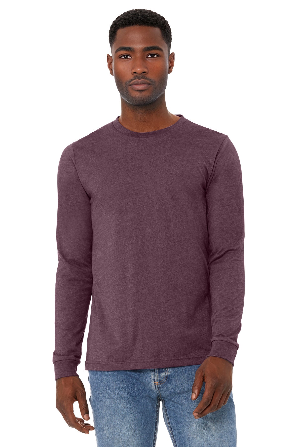 Unisex Heather CVC Long Sleeve Tee
