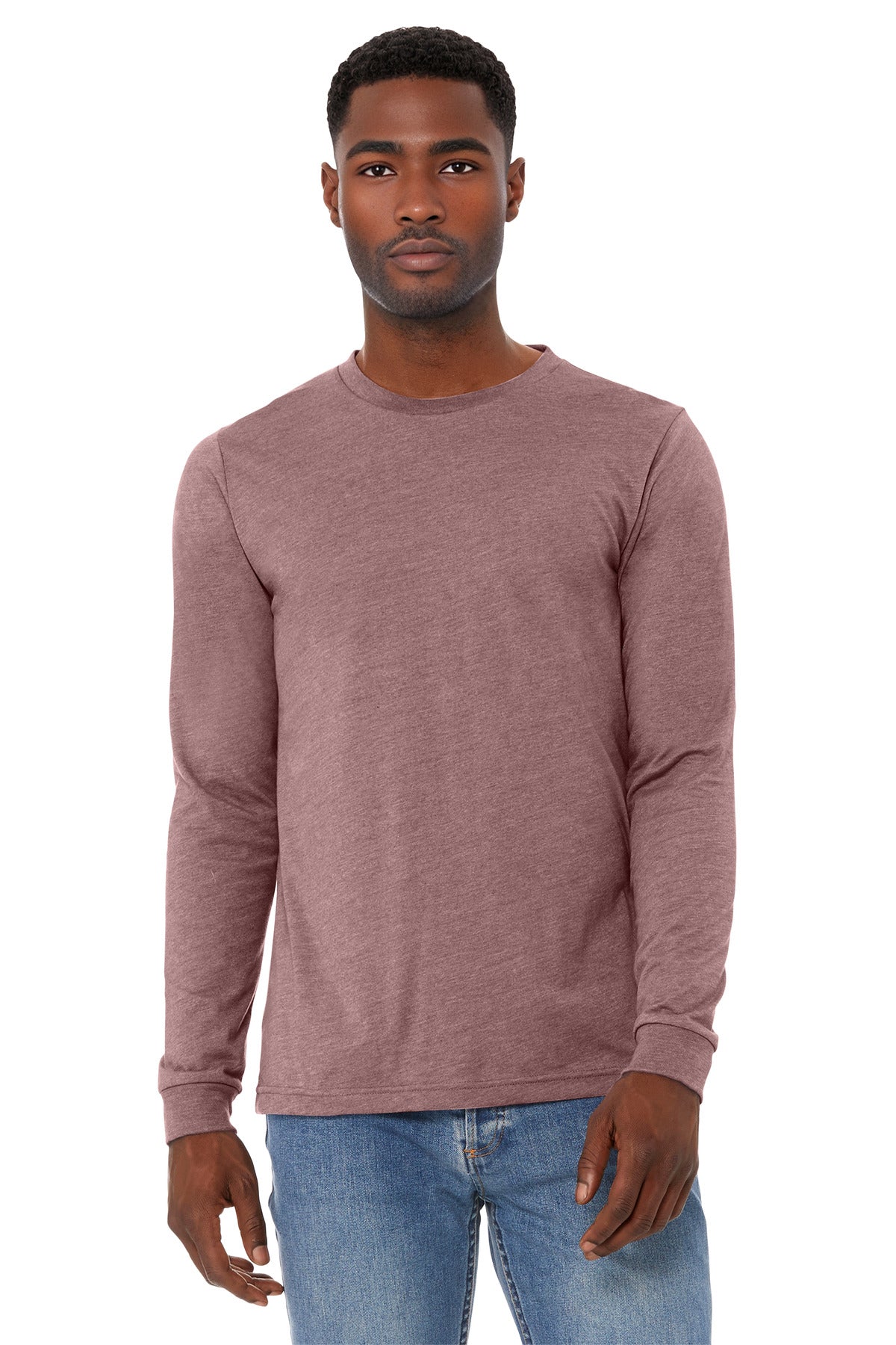 Unisex Heather CVC Long Sleeve Tee