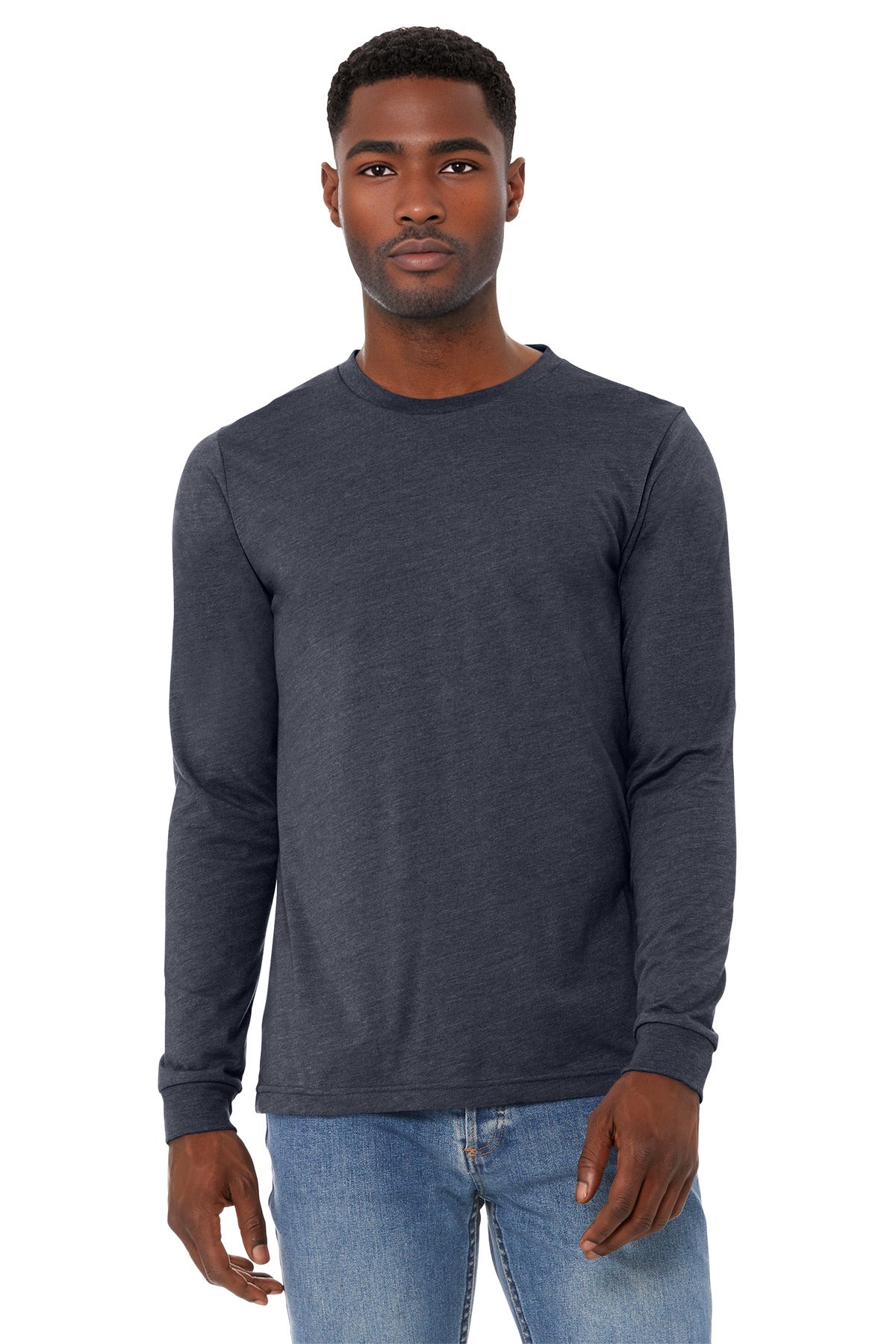 Unisex Heather CVC Long Sleeve Tee