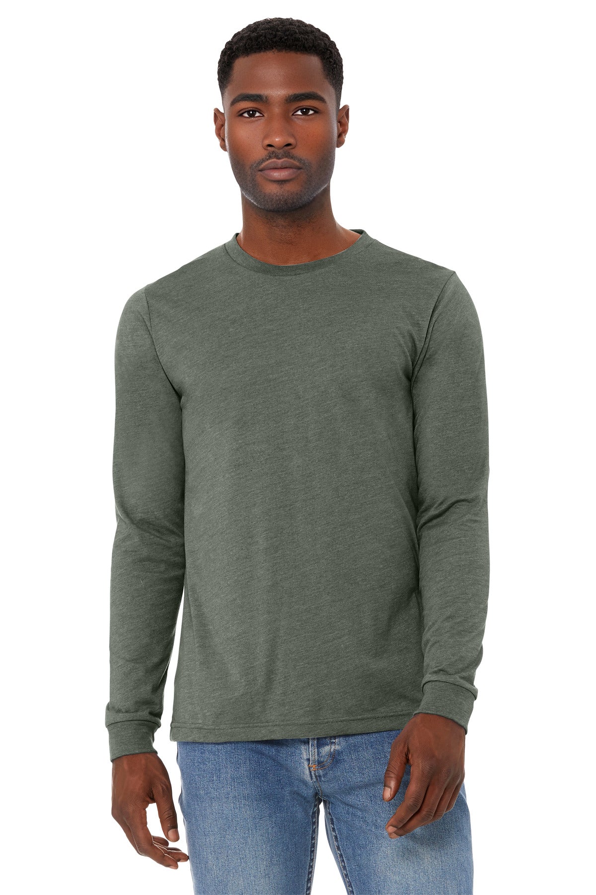 Unisex Heather CVC Long Sleeve Tee