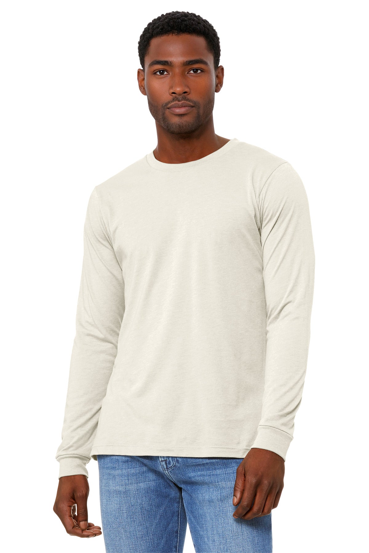 Unisex Heather CVC Long Sleeve Tee