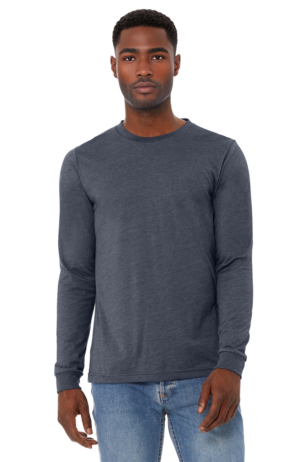 Unisex Heather CVC Long Sleeve Tee