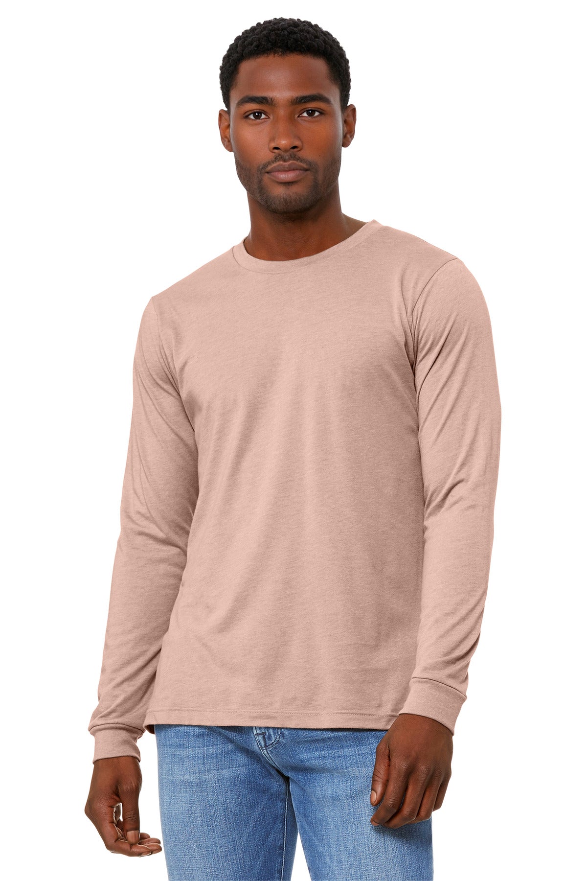 Unisex Heather CVC Long Sleeve Tee