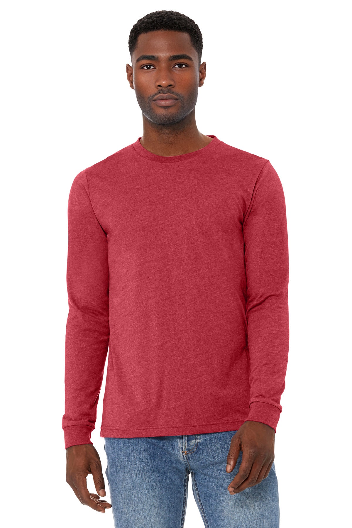 Unisex Heather CVC Long Sleeve Tee
