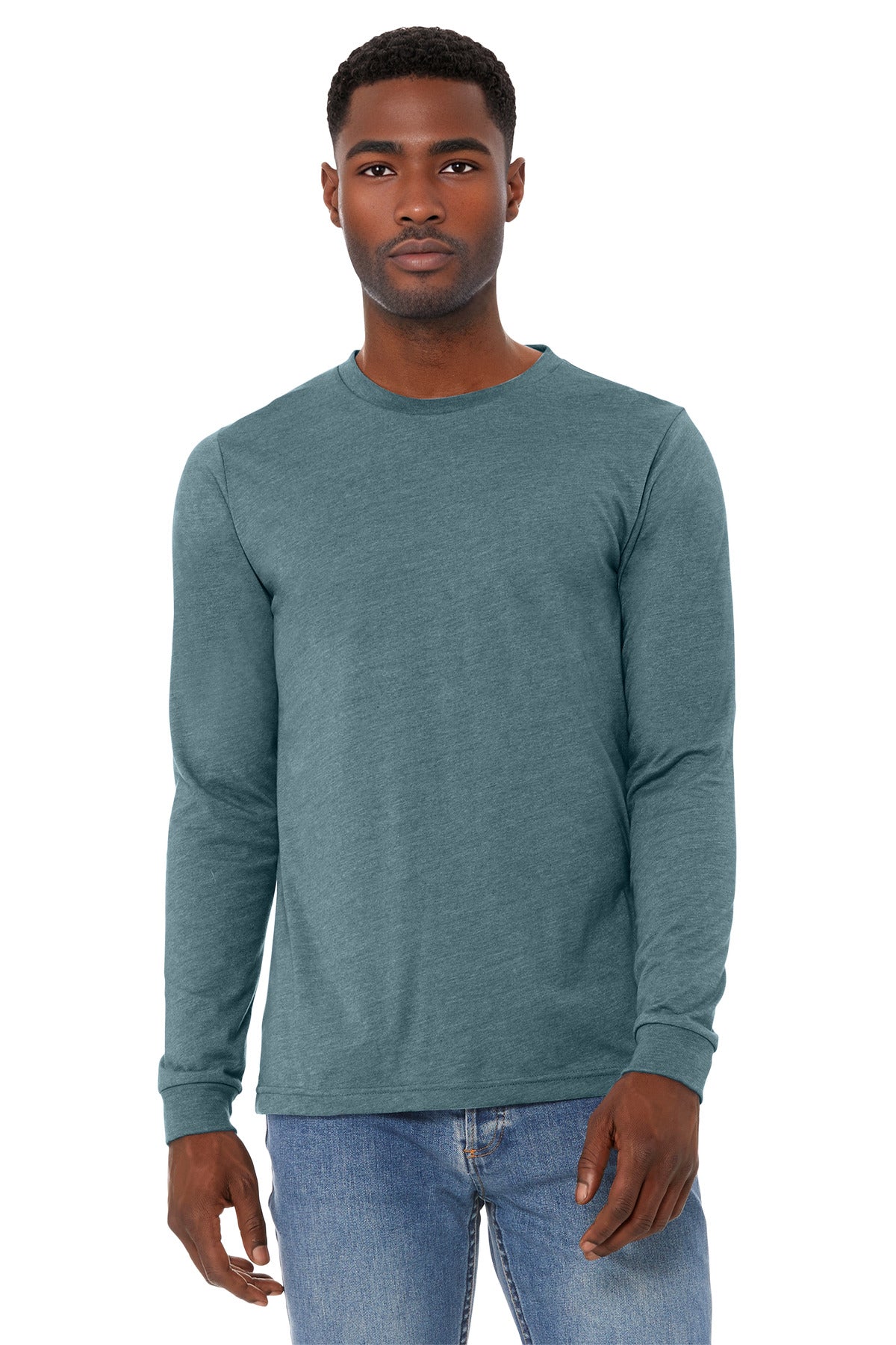 Unisex Heather CVC Long Sleeve Tee