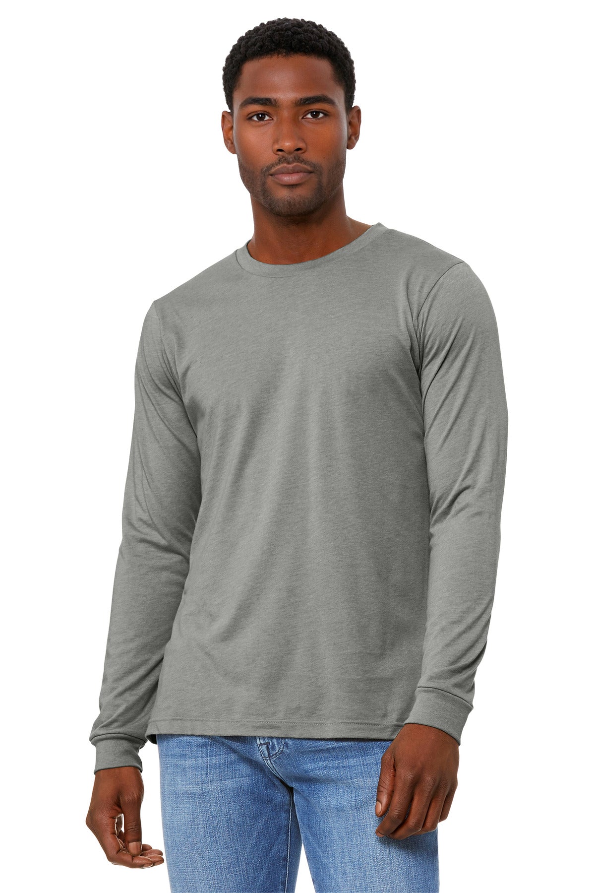 Unisex Heather CVC Long Sleeve Tee