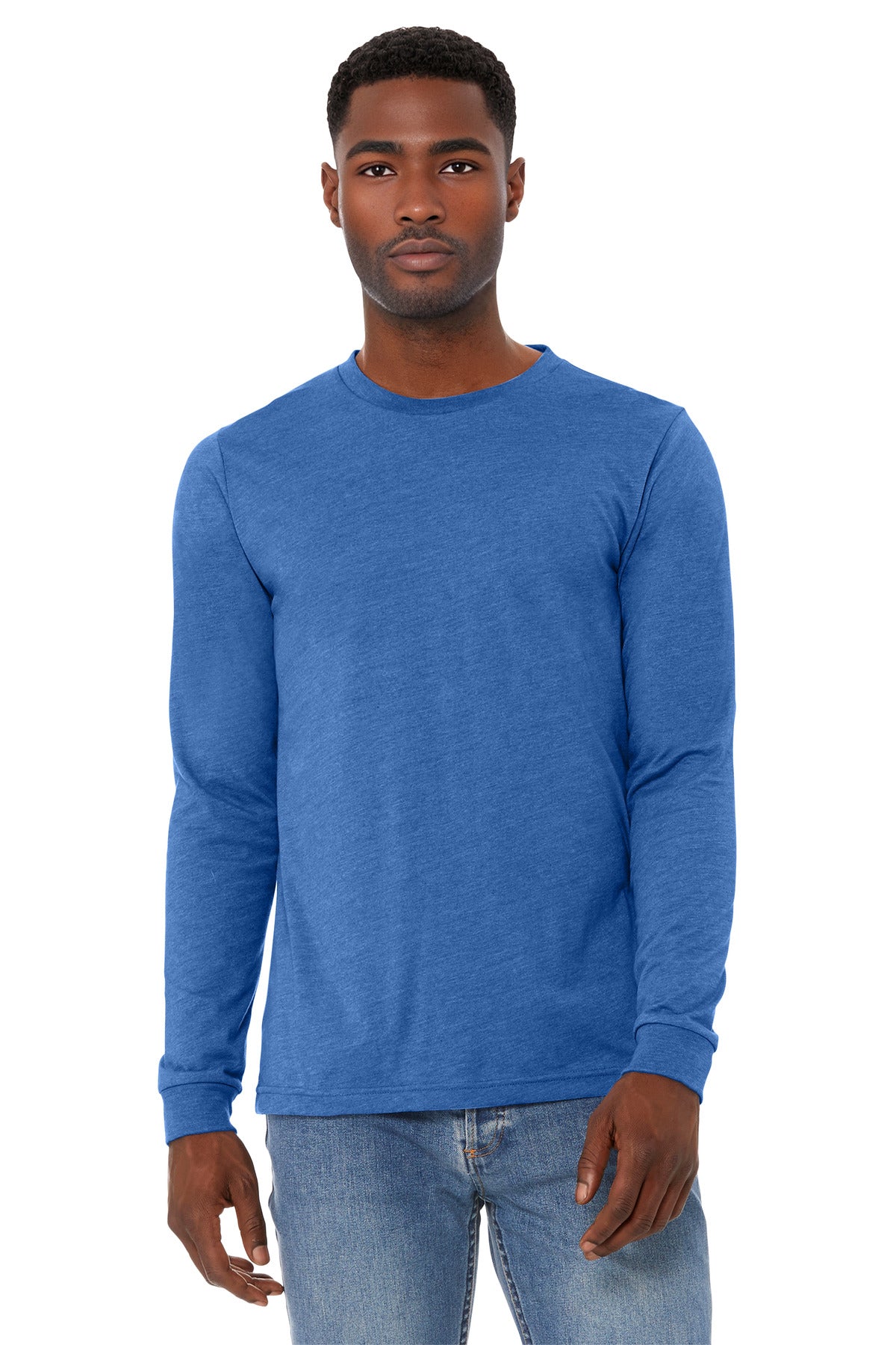 Unisex Heather CVC Long Sleeve Tee