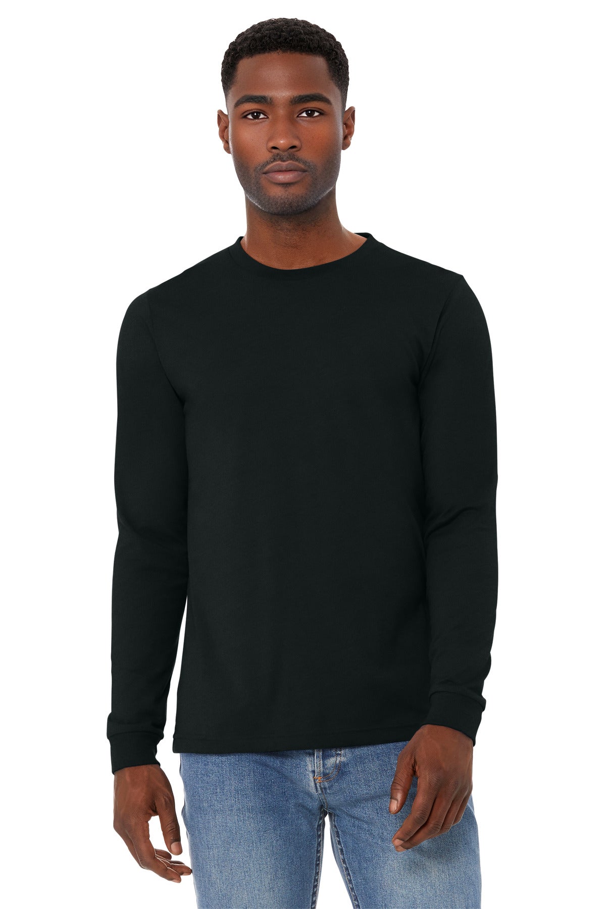 Unisex Heather CVC Long Sleeve Tee