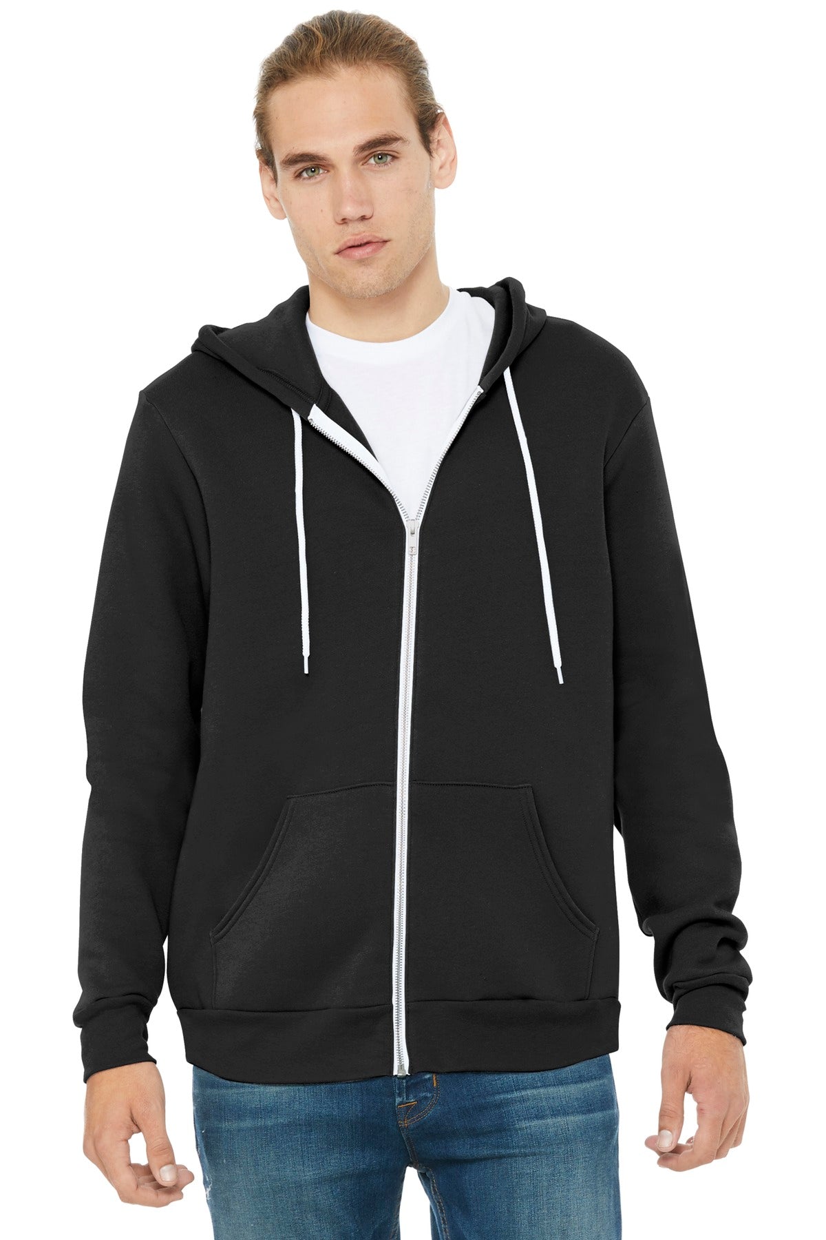 Modern Fit Zip Hoodie (Bella+Canvas 3739)