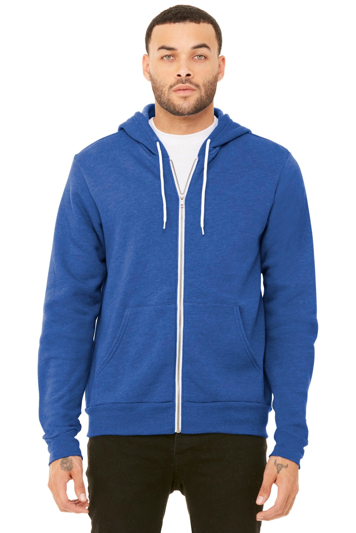 Modern Fit Zip Hoodie (Bella+Canvas 3739)