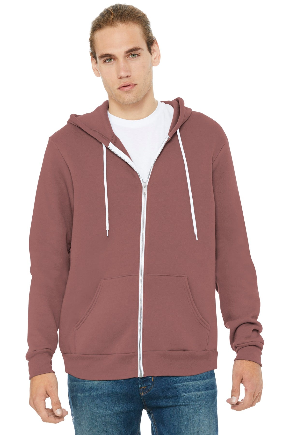 Modern Fit Zip Hoodie (Bella+Canvas 3739)