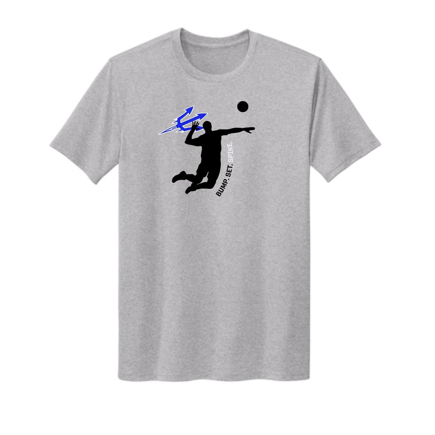 Blue Devil "Bump. Set. Spike" Performance Tee