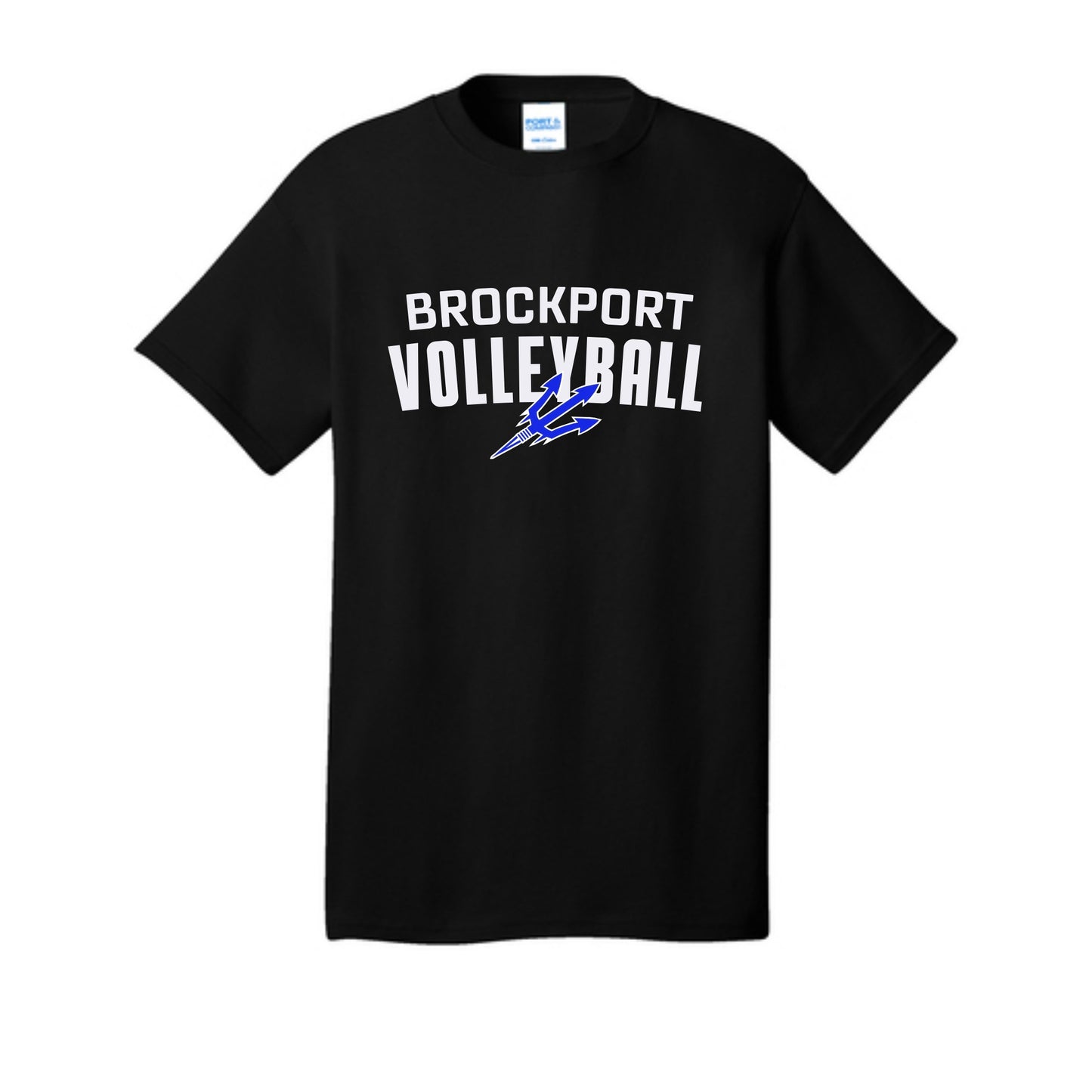 Brockport Volleyball Black Core Tee