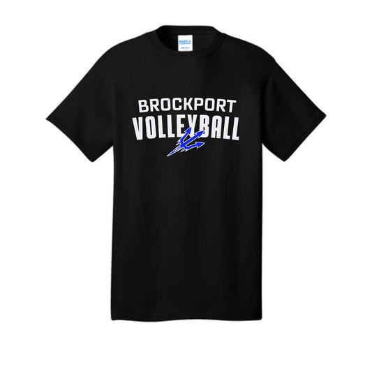 Brockport Volleyball Black Core Tee