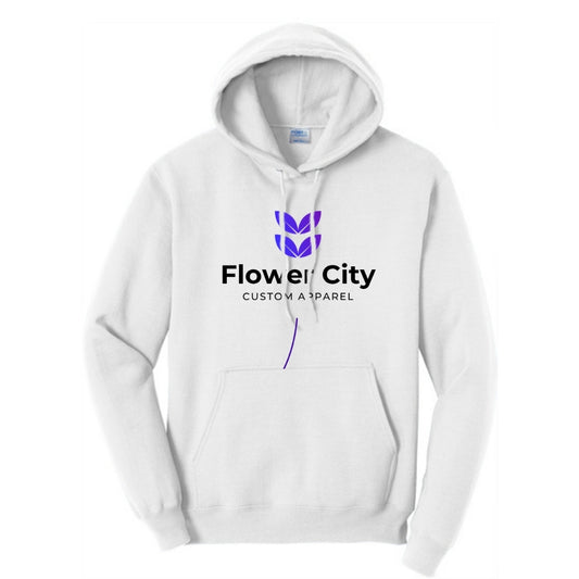 Flower City Classic Hoodie — White