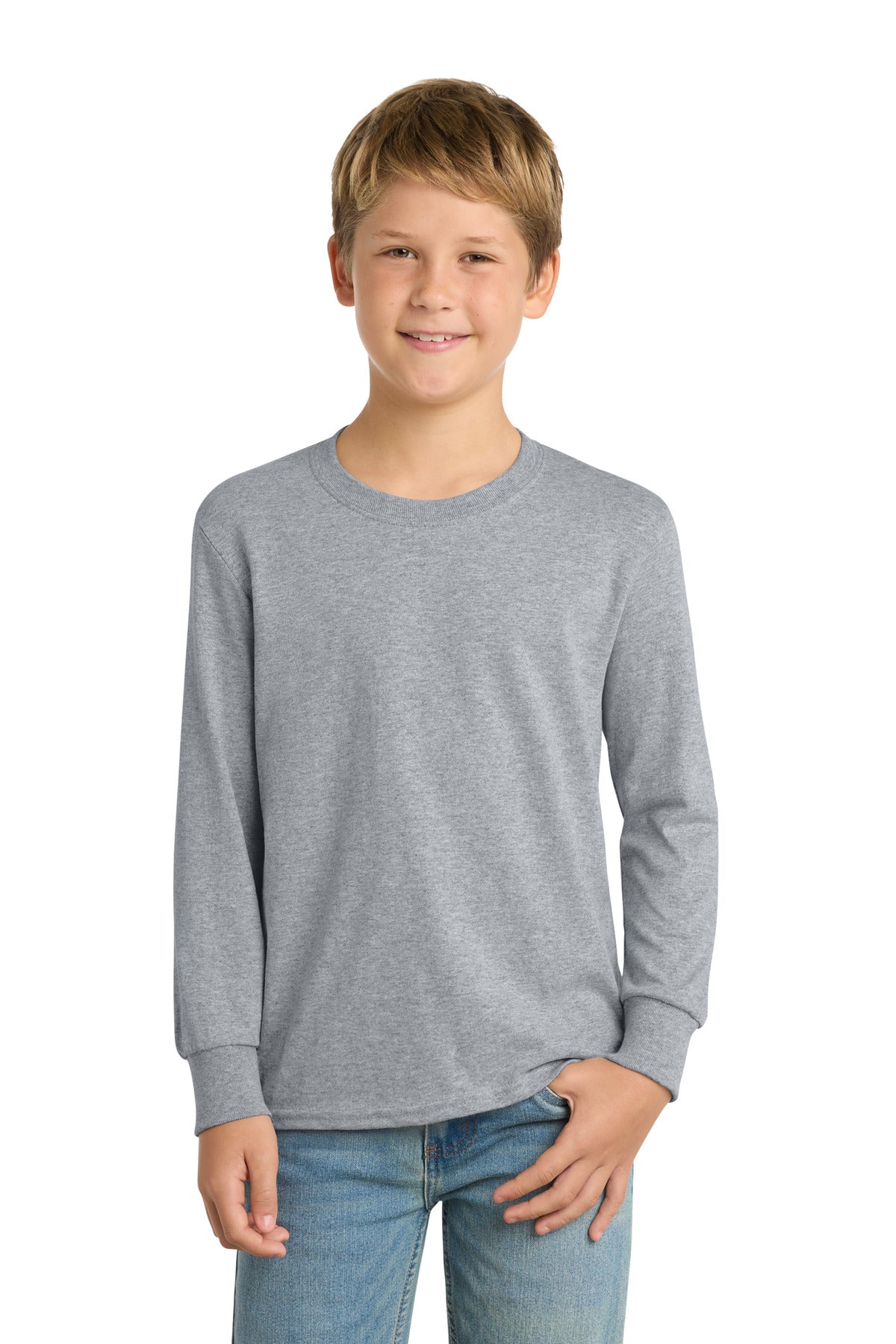 Youth Long Sleeve Core Cotton Tee