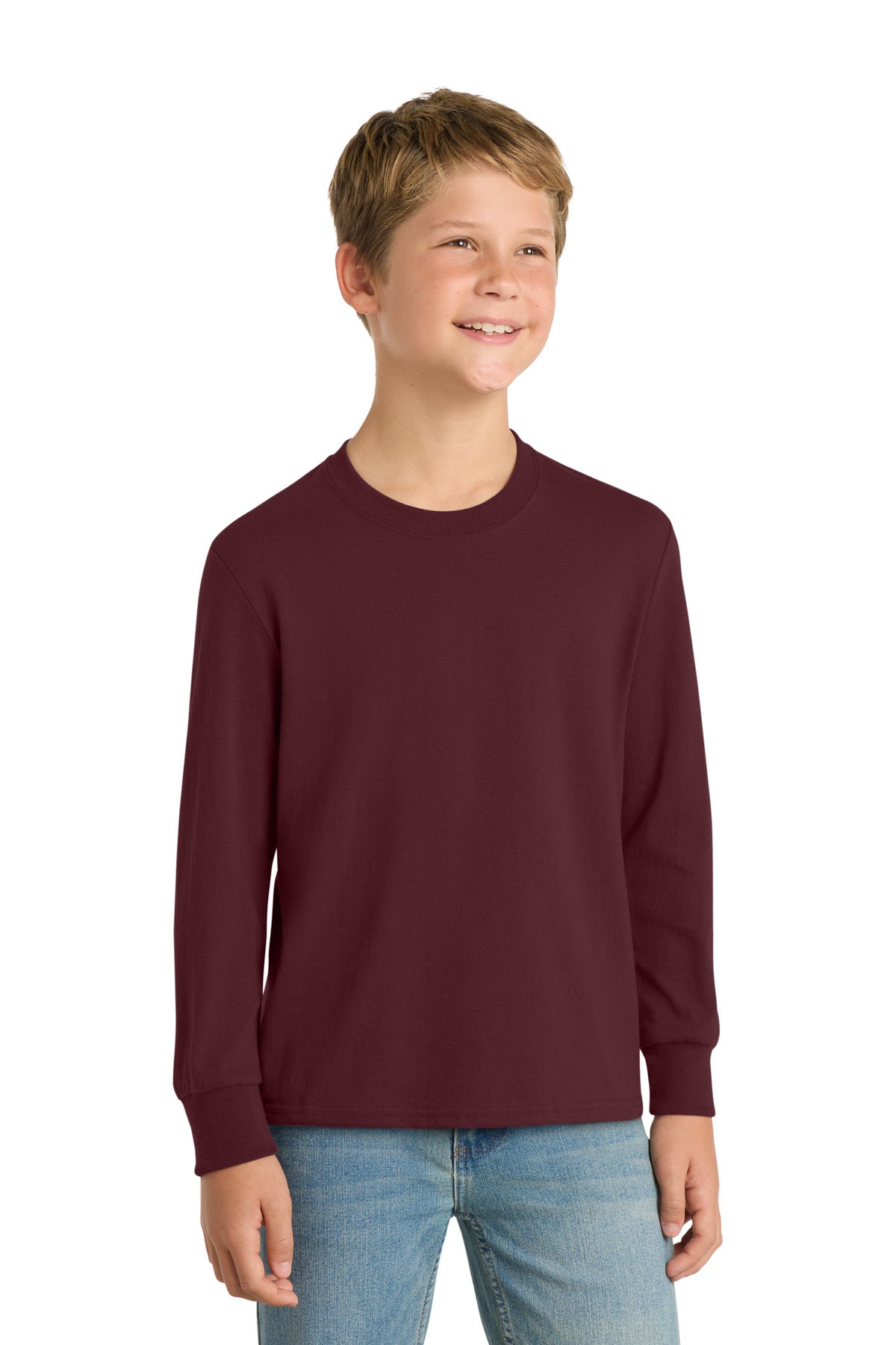 Youth Long Sleeve Core Cotton Tee
