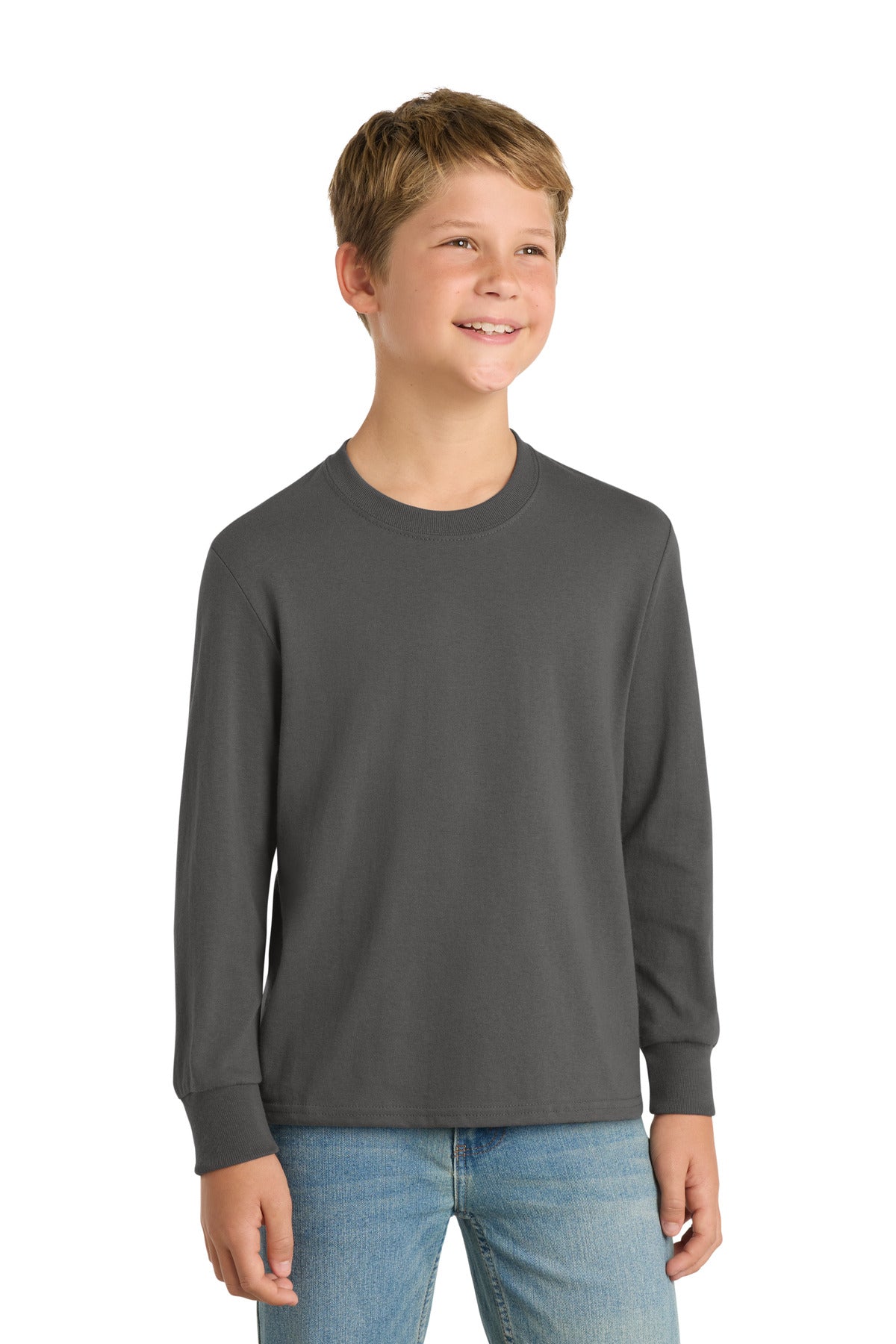 Youth Long Sleeve Core Cotton Tee