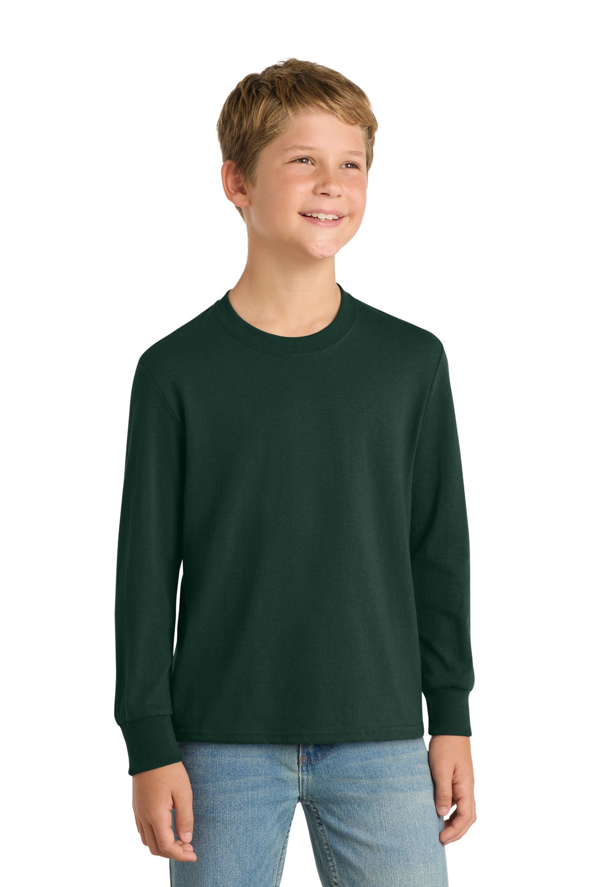 Youth Long Sleeve Core Cotton Tee
