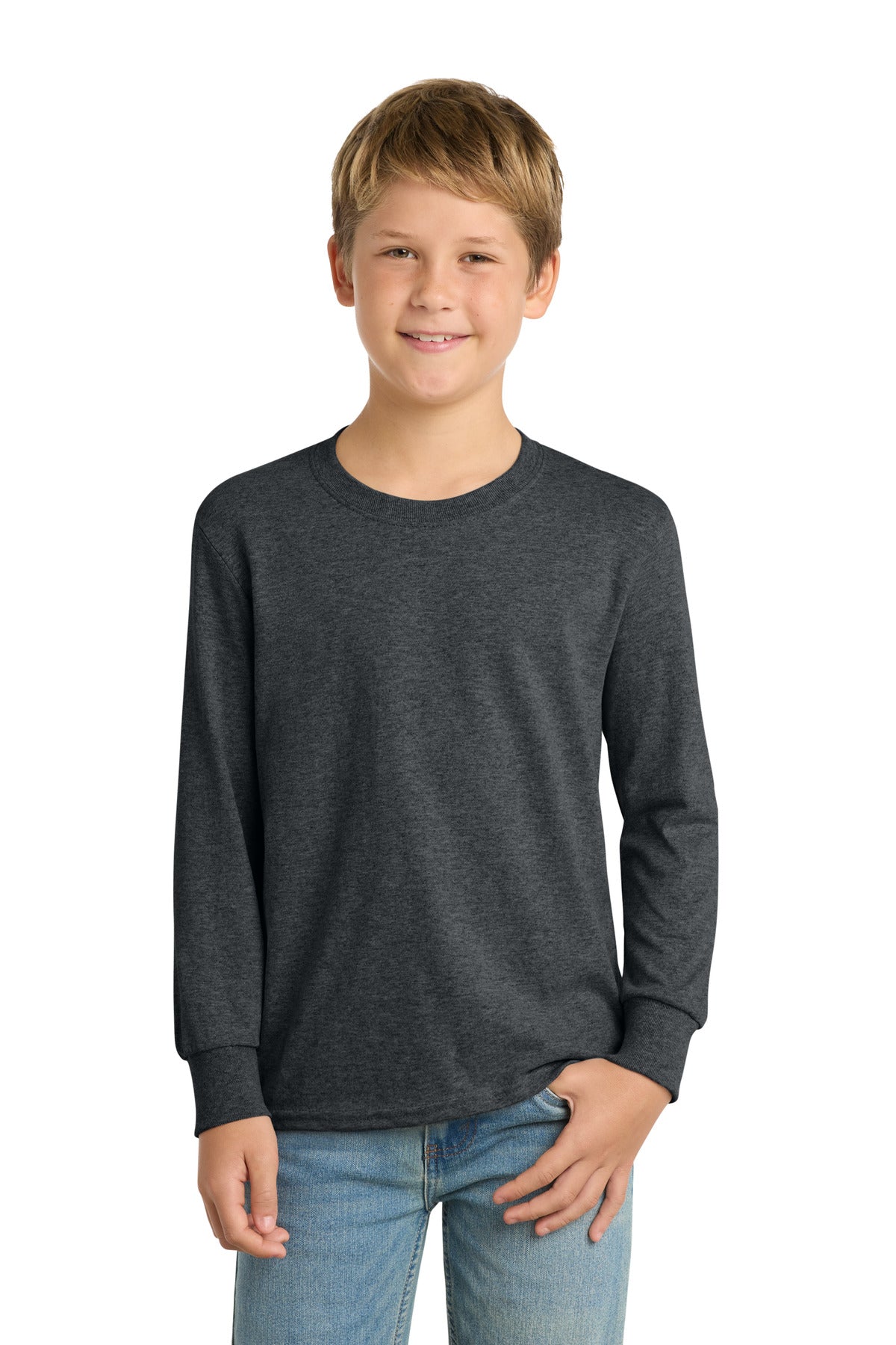 Youth Long Sleeve Core Cotton Tee