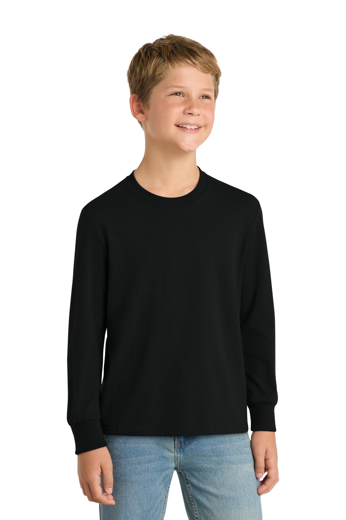 Youth Long Sleeve Core Cotton Tee