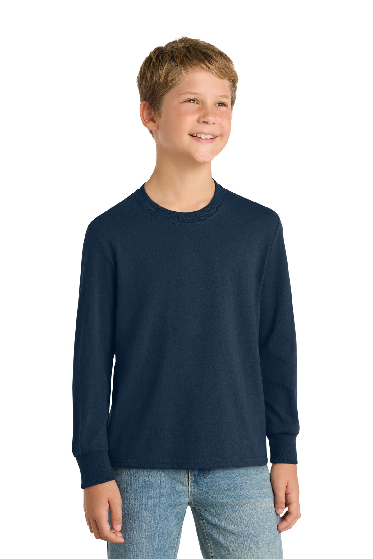 Youth Long Sleeve Core Cotton Tee