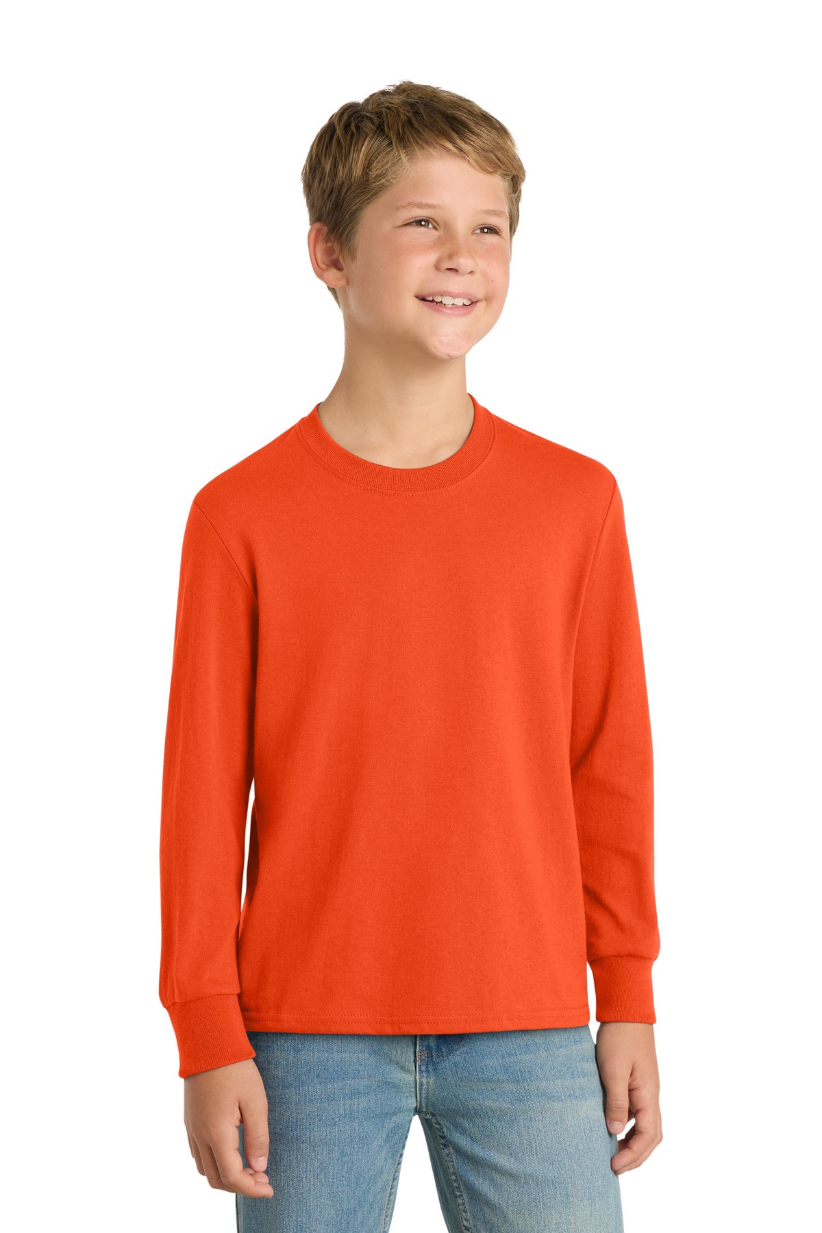 Youth Long Sleeve Core Cotton Tee