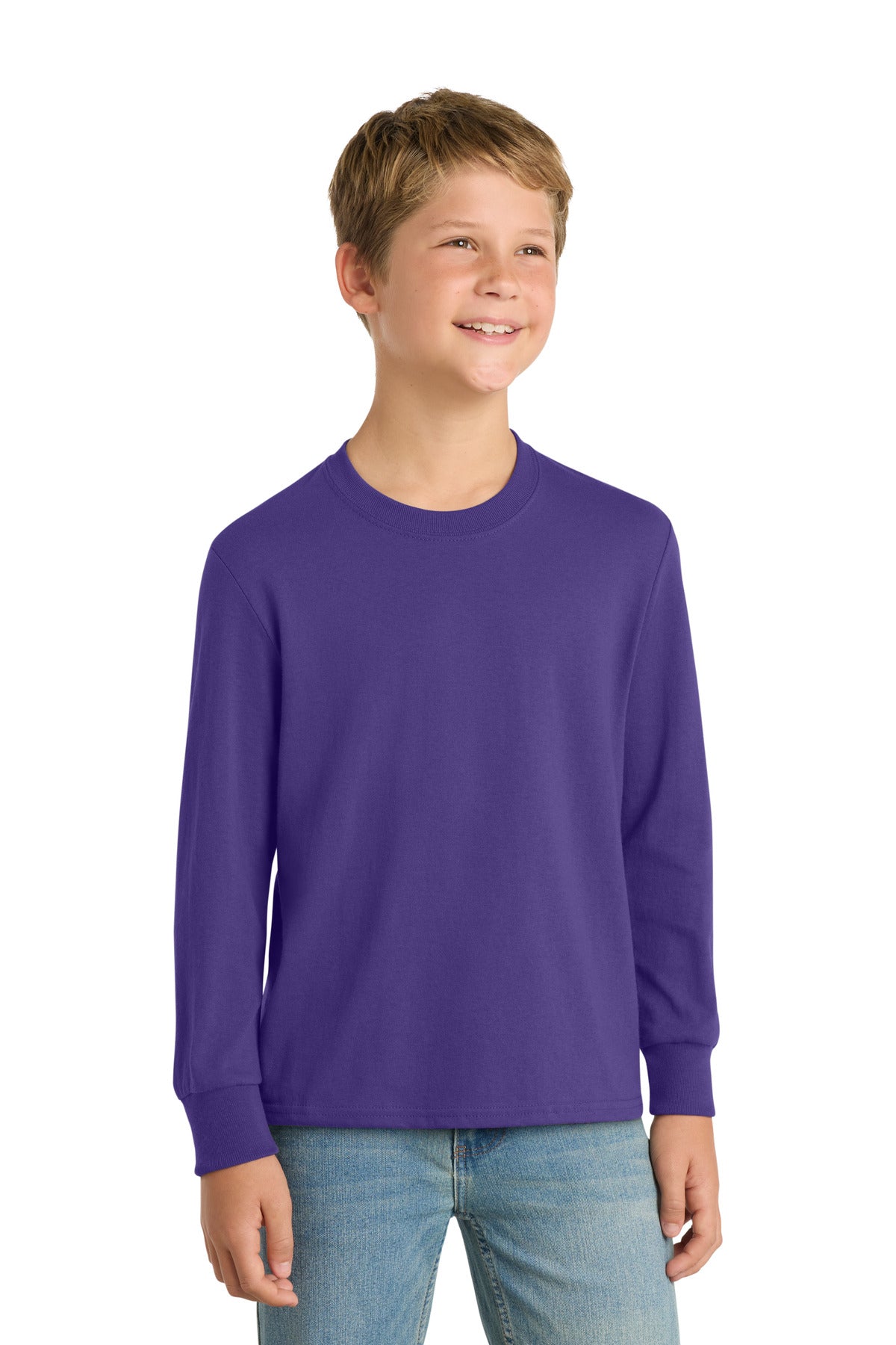 Youth Long Sleeve Core Cotton Tee