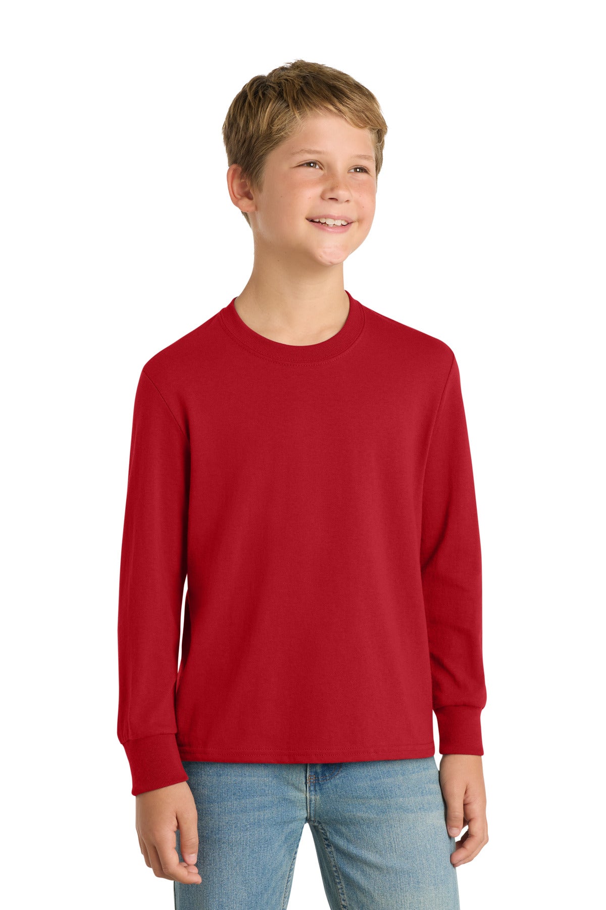 Youth Long Sleeve Core Cotton Tee