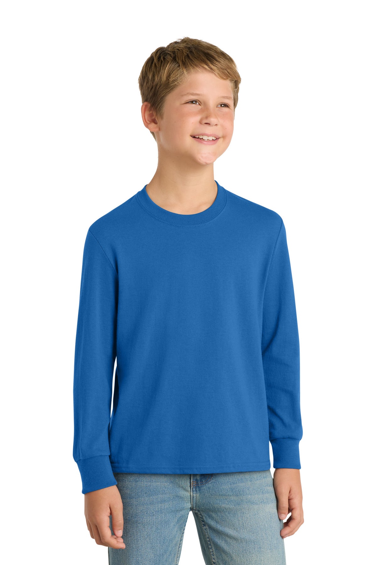 Youth Long Sleeve Core Cotton Tee