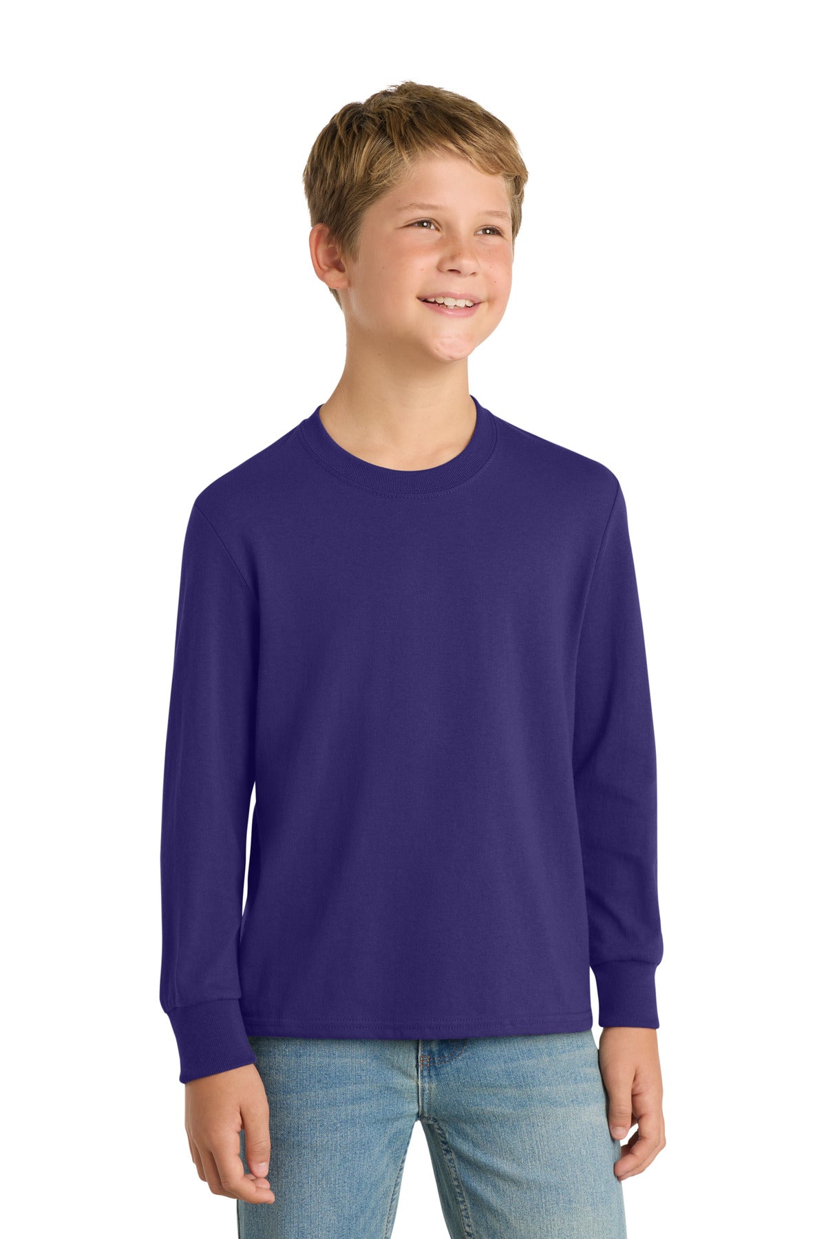 Youth Long Sleeve Core Cotton Tee