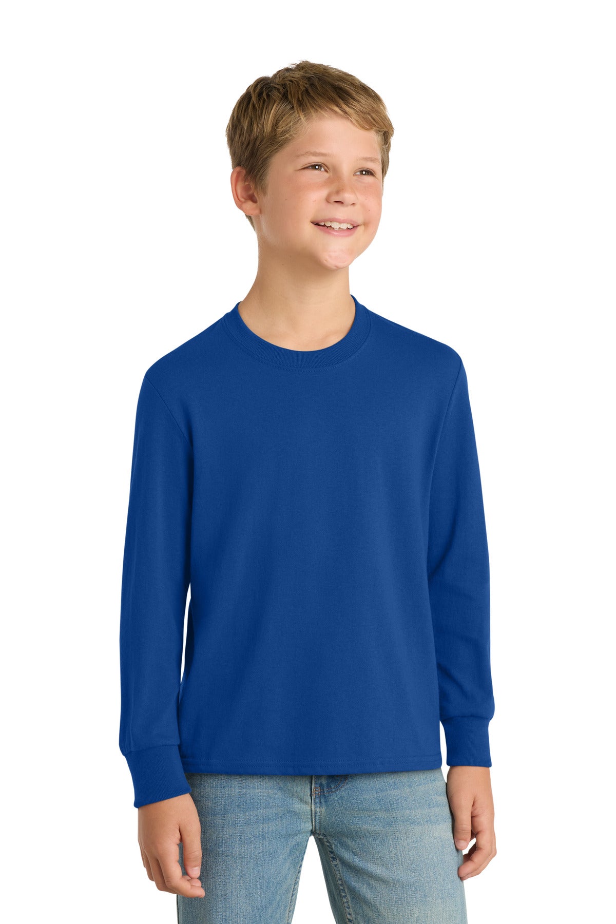 Youth Long Sleeve Core Cotton Tee